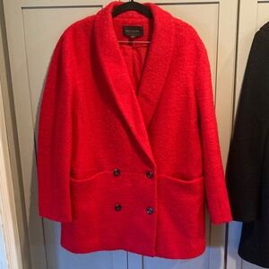 Bright Red Ann Taylor Coat